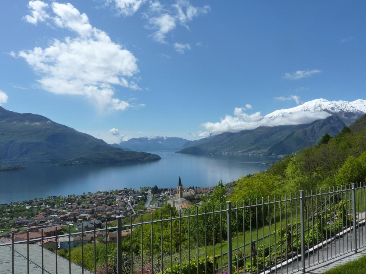 Villa Valuri Vista Magnifica Sul Lago Di Como Appartamento Piano Terra Vercana Luaran gambar